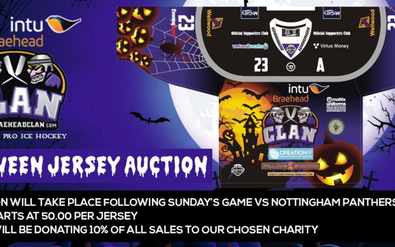 GAME DAY: Limited edition Halloween jerseys to be worn THIS SUNDAY