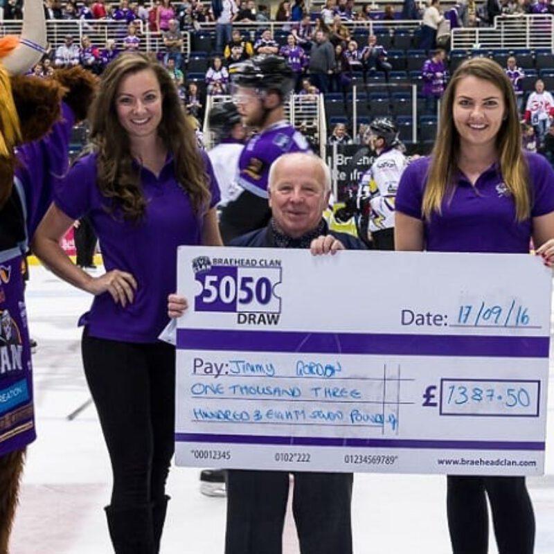 GAME DAY: 50/50 – Leave with a bumper cash prize THIS WEDNESDAY!