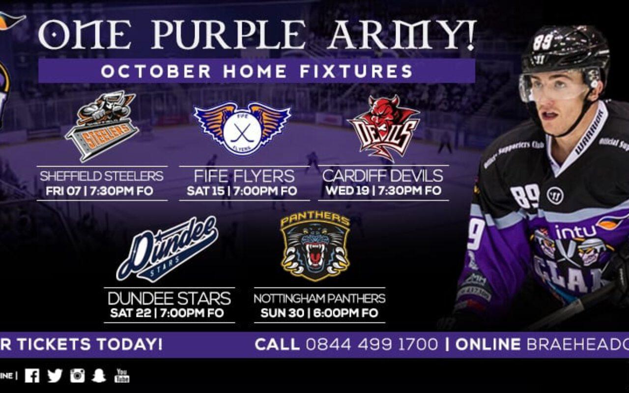 TICKETS: Get your tickets TODAY for our October home games