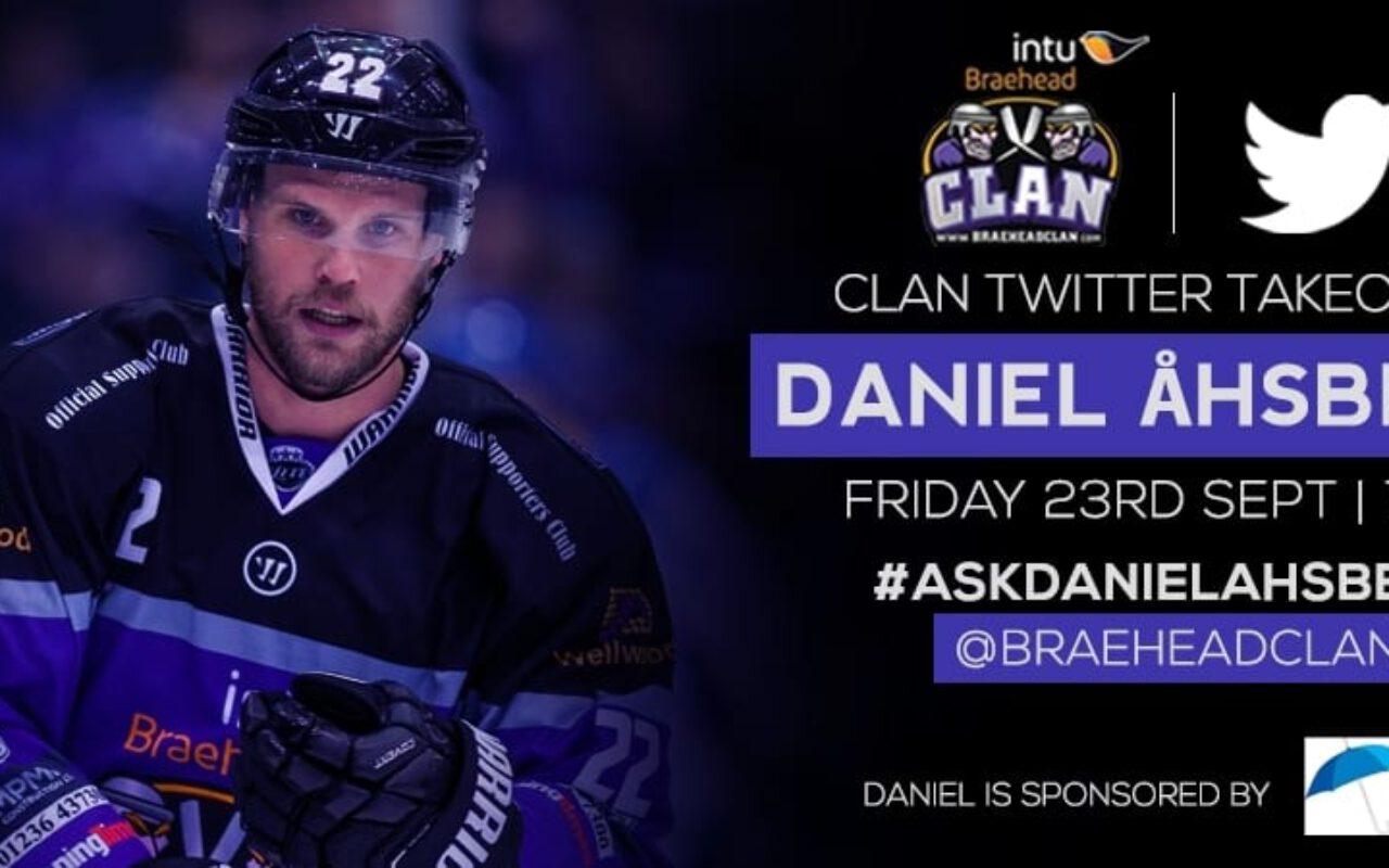 REMINDER: #AskDanielAhsberg THIS FRIDAY at 7pm