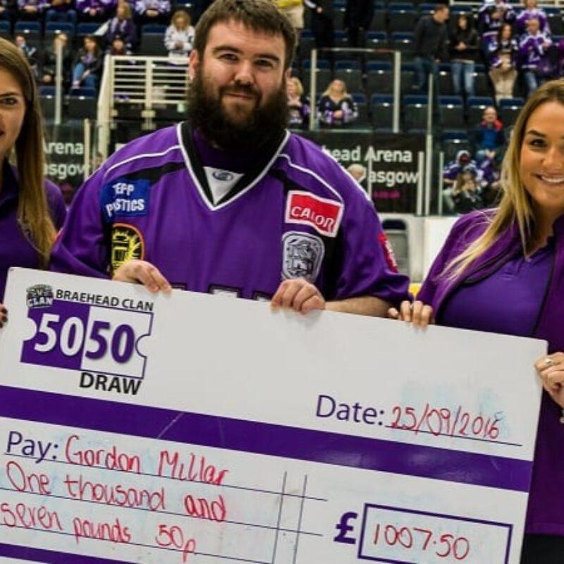 50/50: Congratulations to Gordon Millar