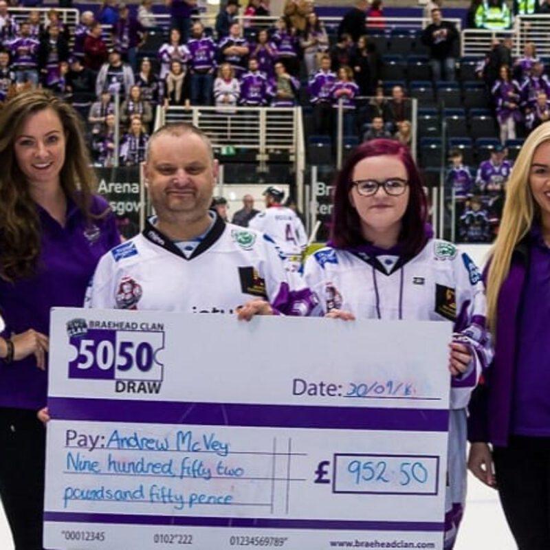 GAME DAY: 50/50 – Leave with a bumper cash prize!