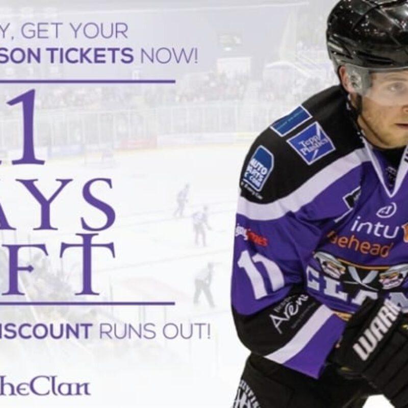 SEASON TICKETS: 11 days of early bird left, Join the Clan TODAY!