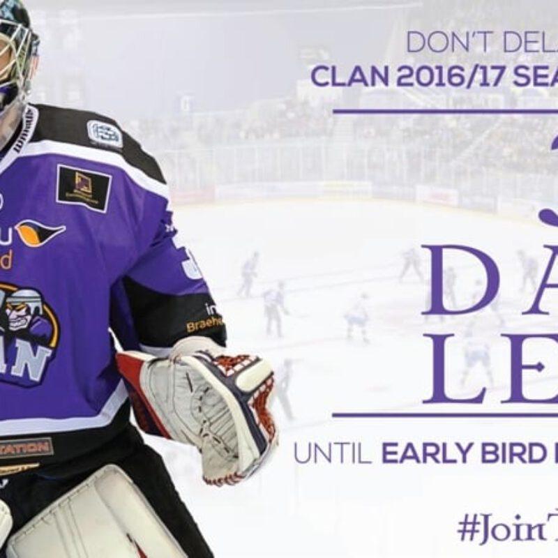 SEASON TICKETS: 3 days of early bird left, Join the Clan TODAY!