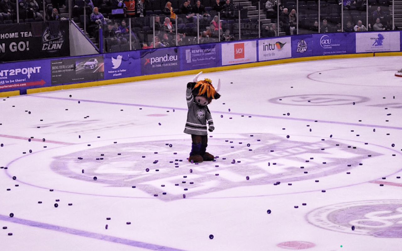 GAME DAY: Chuck-a-puck with the Purple Army