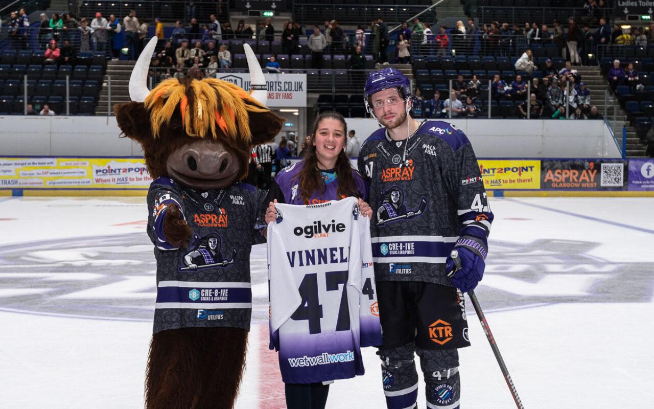 SOTB: Congratulations to Chloe McIver who won a Vinnell jersey