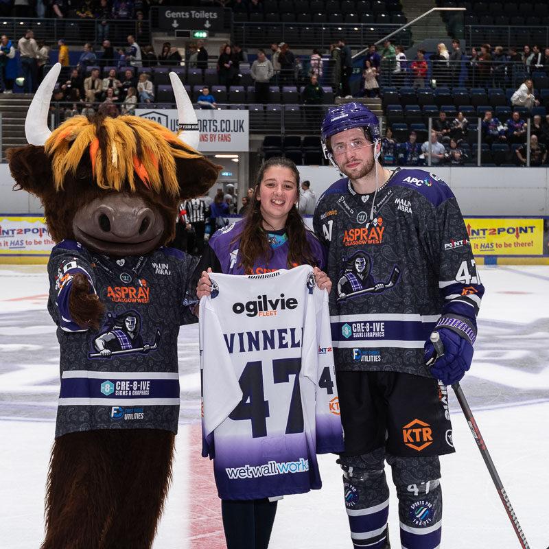 SOTB: Congratulations to Chloe McIver who won a Vinnell jersey