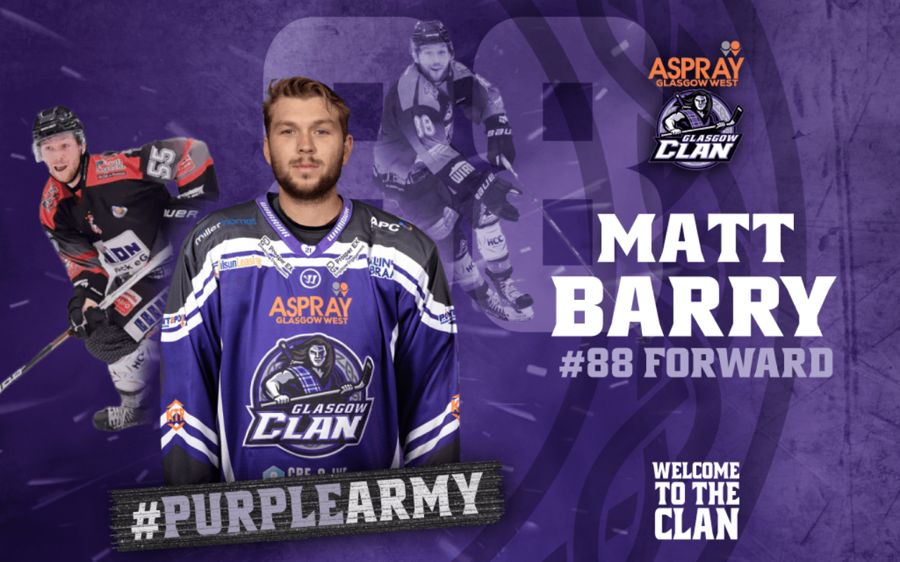 SIGNING: Barry signs on for Clan