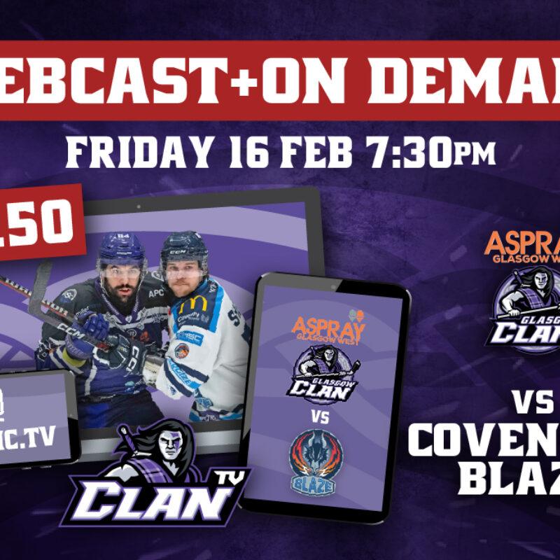 WEBCAST: It’s Clan vs Blaze LIVE…the best value stream in the league!