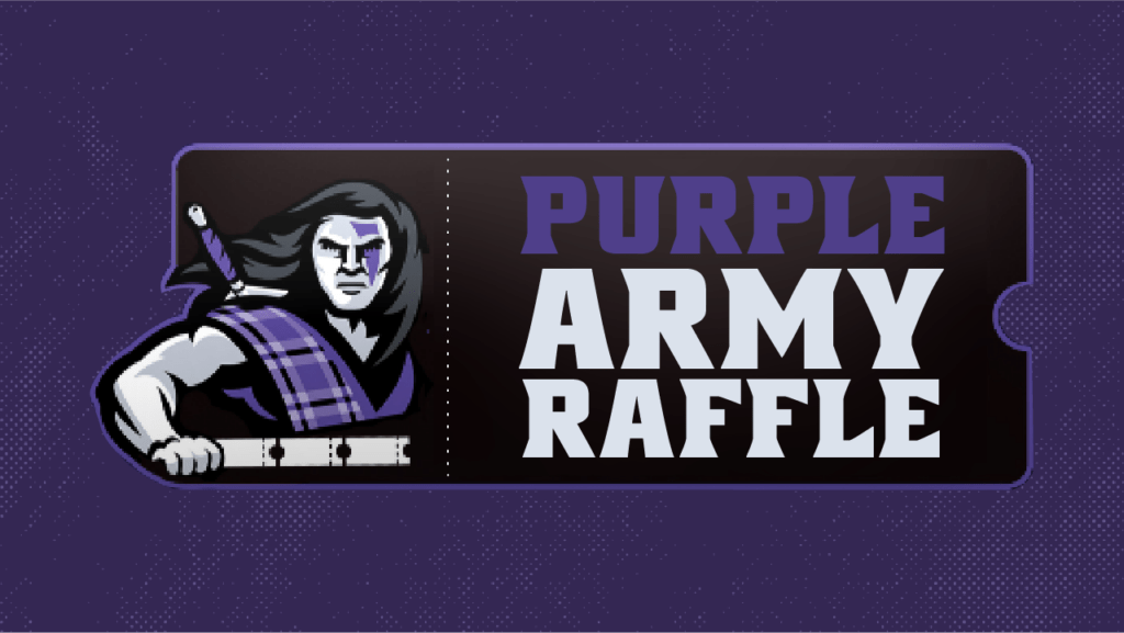Purdy May Raffle PURPLE ARMY RAFFLE: Win One of 6 Prizes This May