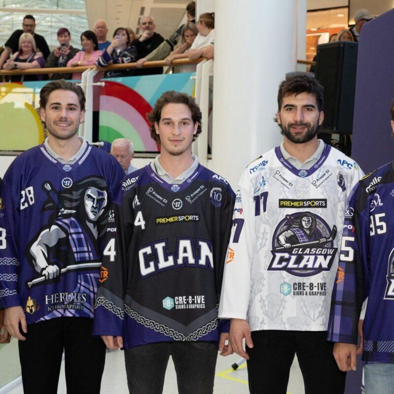 SHOP: Replica jerseys available from the merch stall