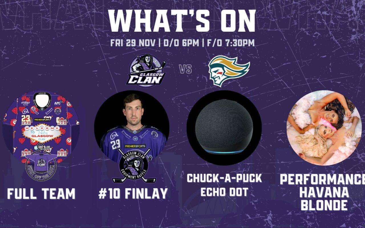 GAME DAY: What’s going on THIS FRIDAY at Braehead Arena