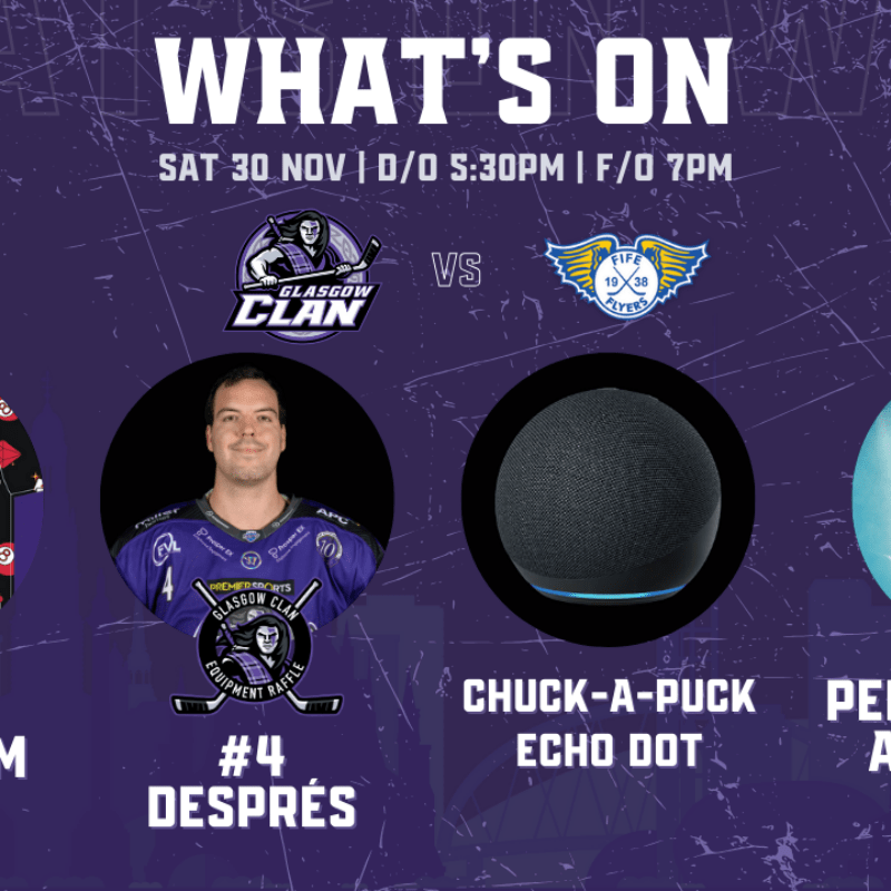 GAME DAY: What’s happening THIS SATURDAY at Braehead Arena