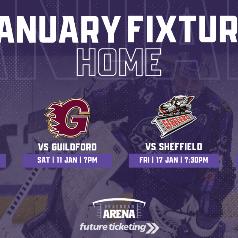 NEWS: January Fixtures NOW on sale