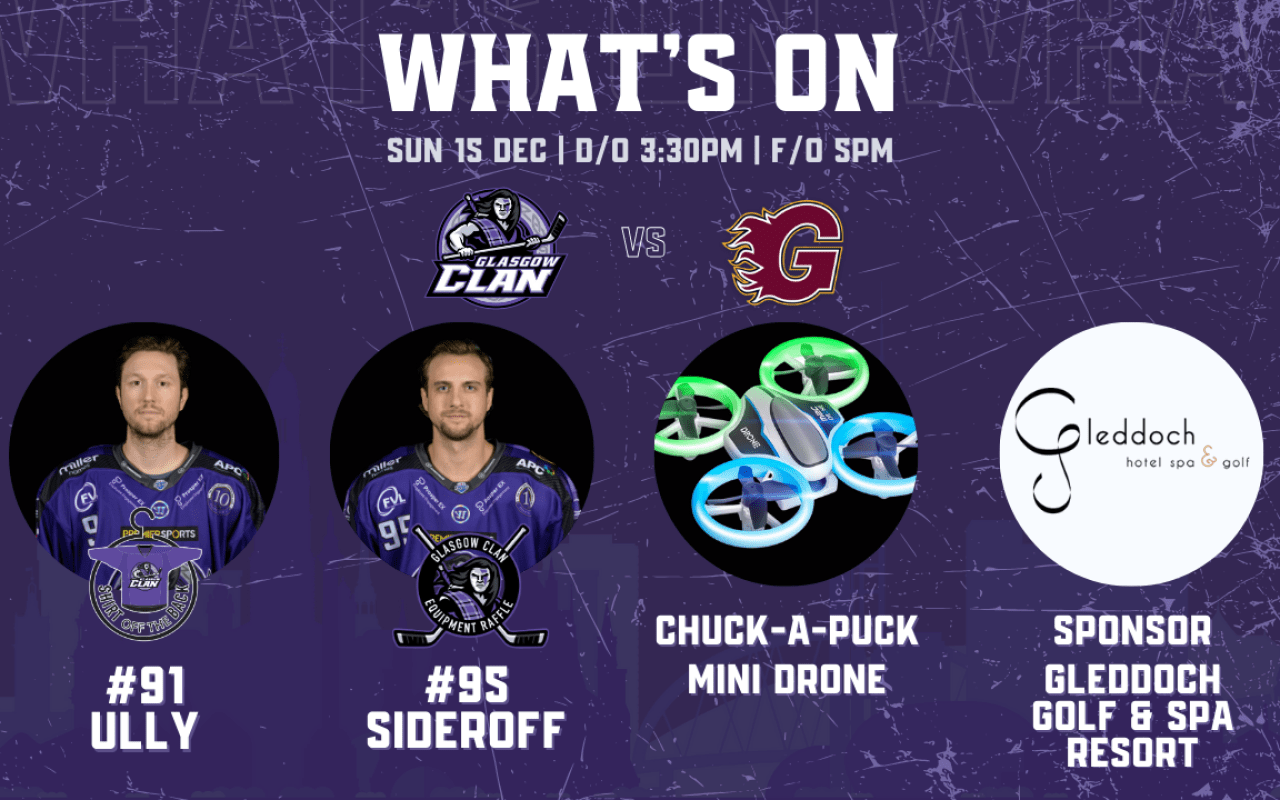 GAME DAY: What’s happening THIS SUNDAY at Braehead Arena