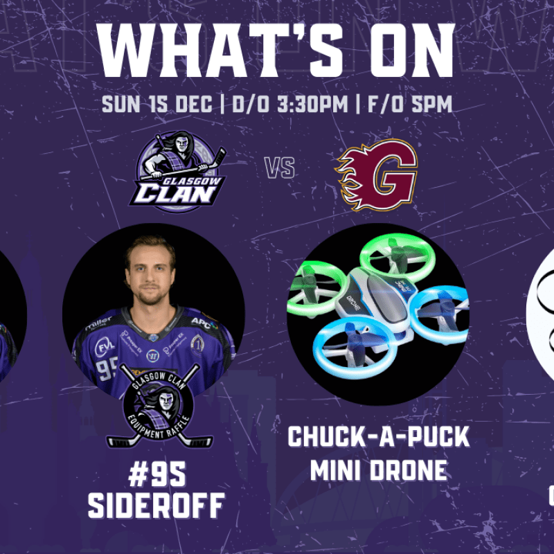 GAME DAY: What’s happening THIS SUNDAY at Braehead Arena