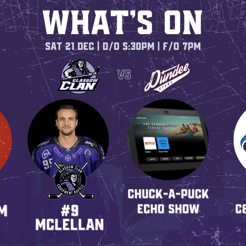 GAME DAY: What you can expect THIS SATURDAY at Braehead Arena