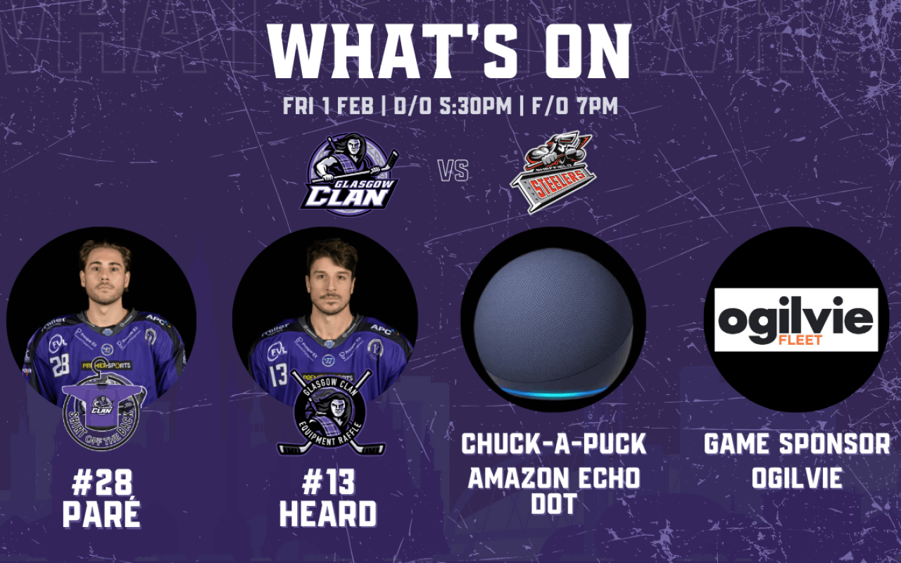 GAME DAY: What’s happening at Braehead Arena on SATURDAY NIGHT