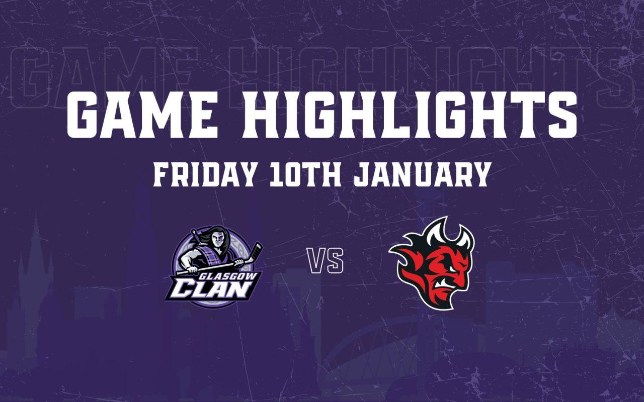 Highlights: 10/01/25 – Glasgow Clan 4 Cardiff Devils 5