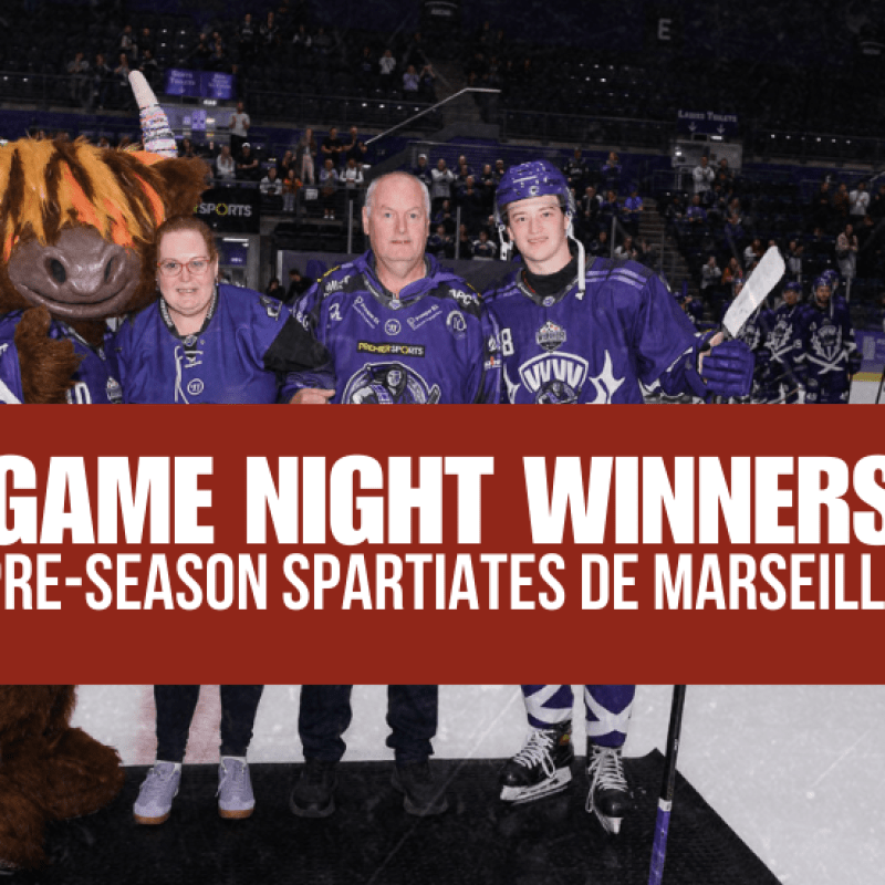 Game Night Winners | Preseason vs Spartiates de Marseille