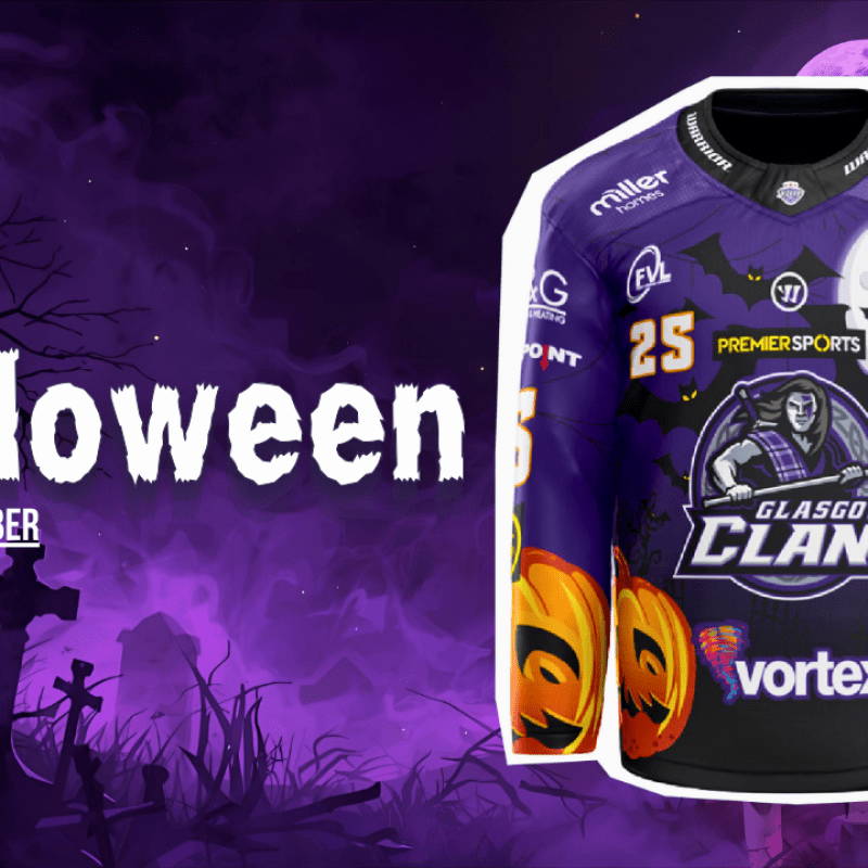 Glasgow Clan Unveil 2025/26 Halloween Jersey