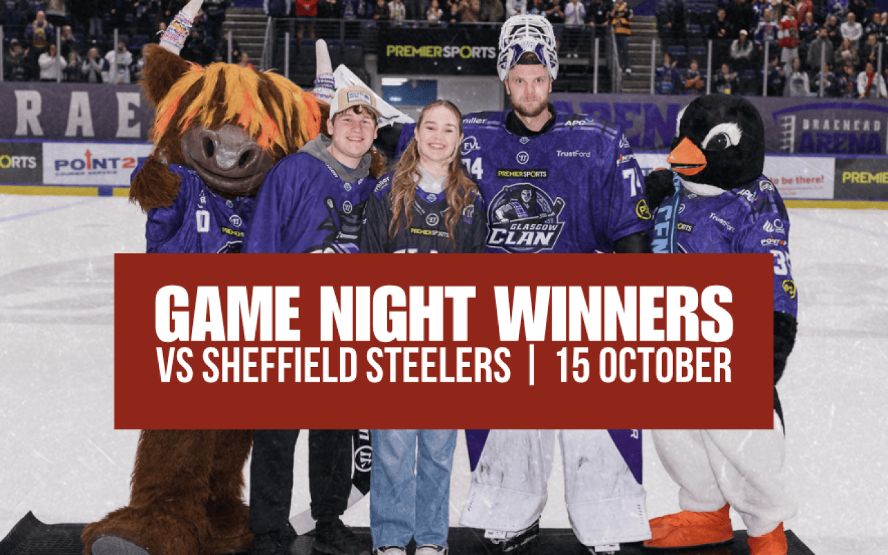 Game Night Winners | Clan vs Sheffield Steelers