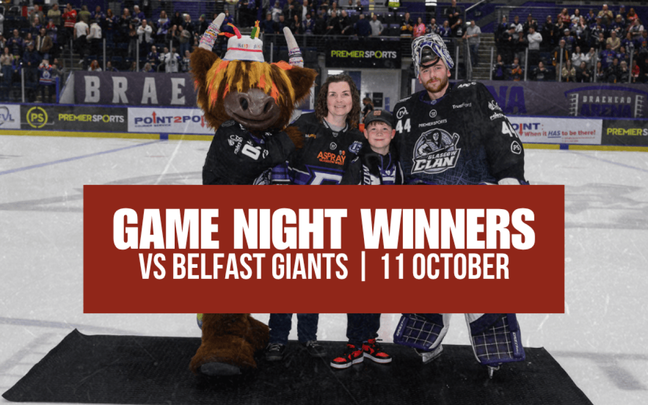 Game Night Winners | Clan vs Belfast Giants