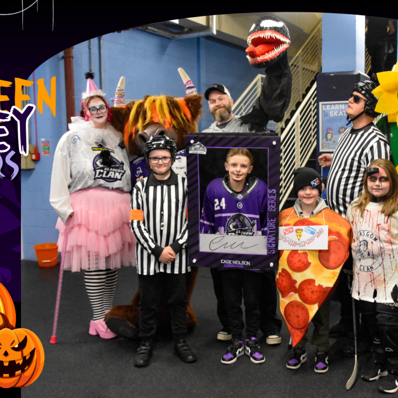 Clan Crush Fife in Spooktacular Halloween Hockey Win
