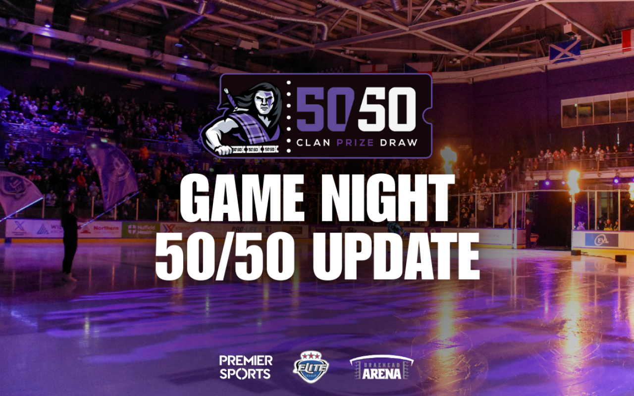 50/50 Draw Update Ahead of Friday’s Game vs Fife Flyers