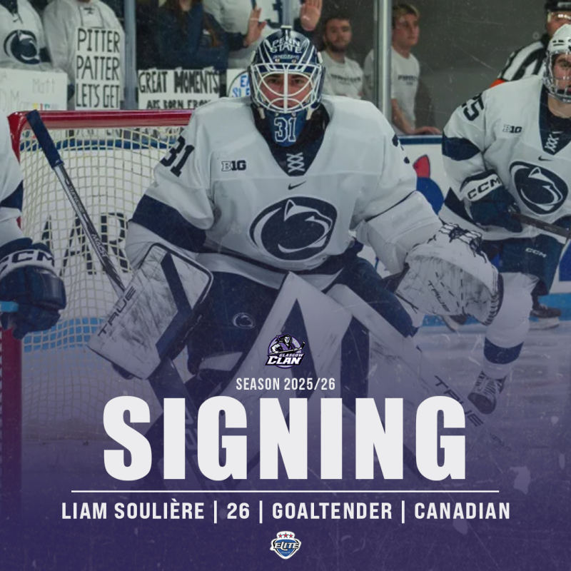 Clan Sign Canadian Goaltender Liam Soulière