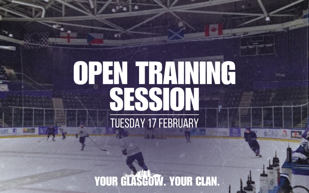 Open Training Session – Join the Clan at Braehead Arena
