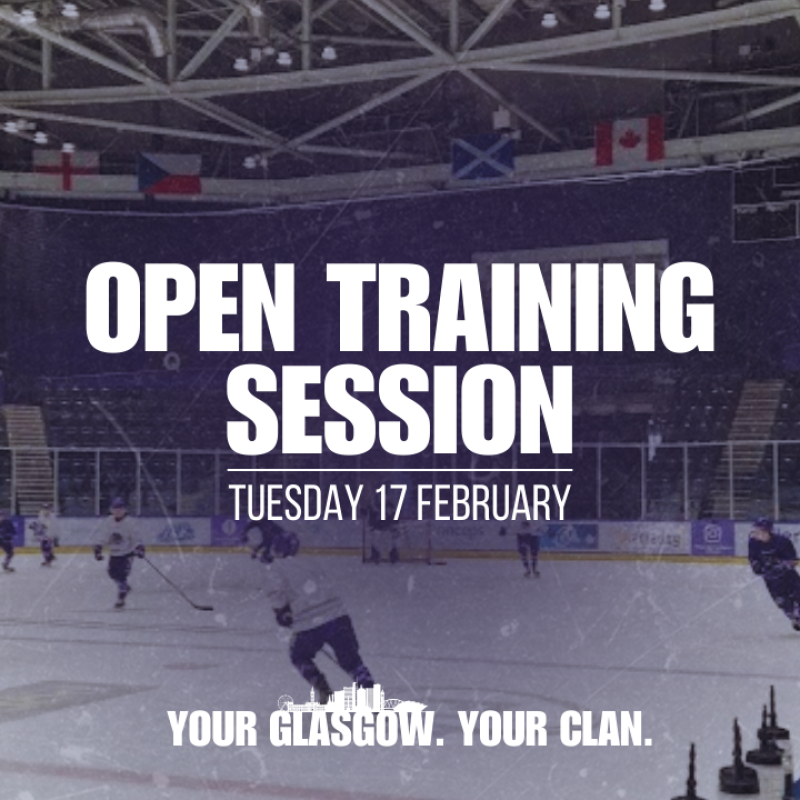 Open Training Session – Join the Clan at Braehead Arena