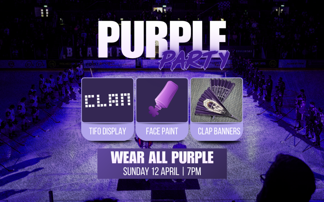 Purple Passion Set to Ignite Braehead for Playoff Showdown