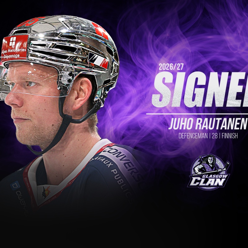 Glasgow Clan Sign Finnish Defenceman Juho Rautanen