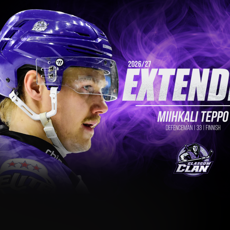 Glasgow Clan Confirm Miihkali Teppo Returns for 2026/27