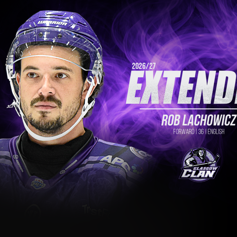 Glasgow Clan Confirm Robert Lachowicz Returns for Fourth Consecutive Season