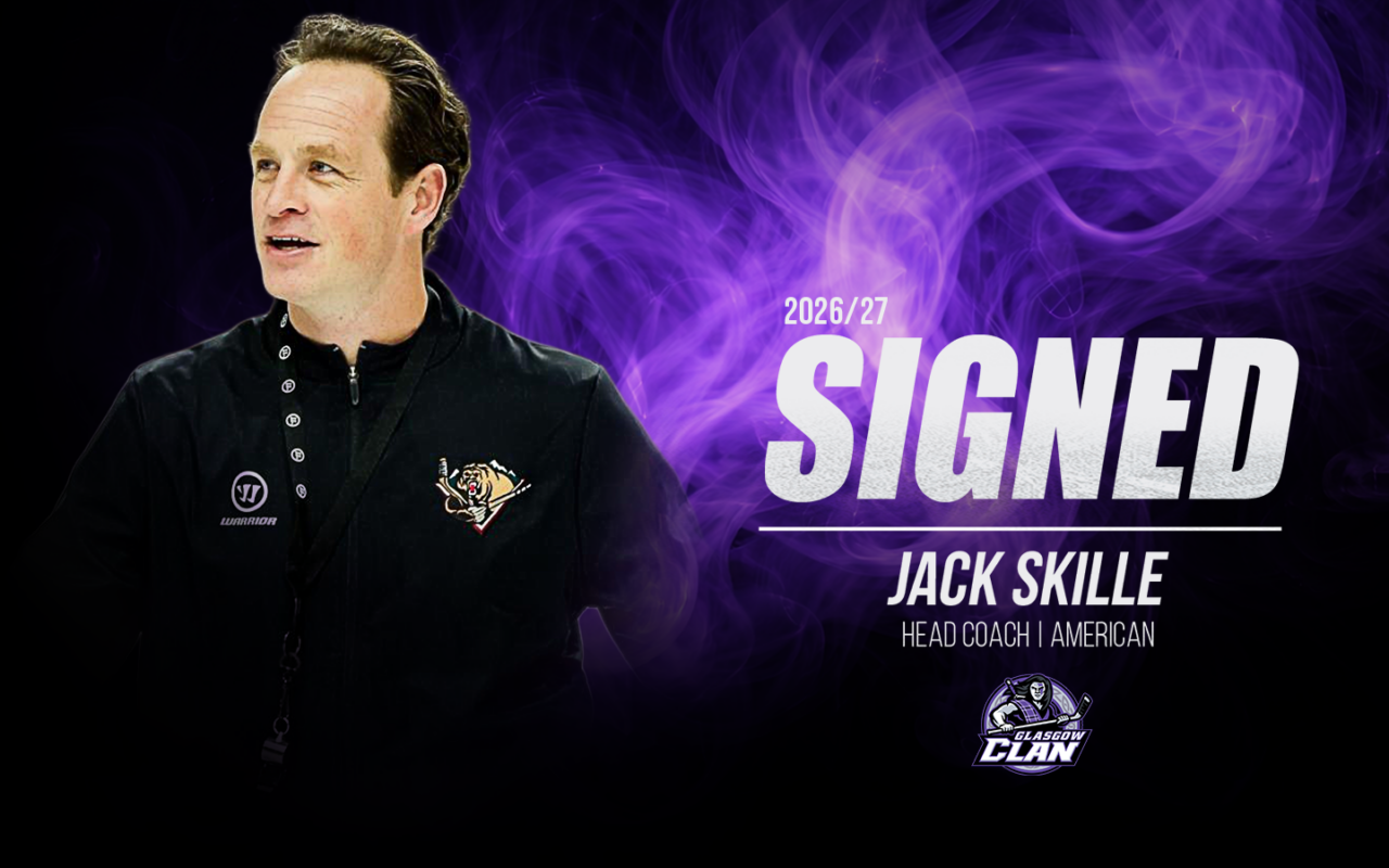 GLASGOW CLAN APPOINT JACK SKILLE AS NEW HEAD COACH